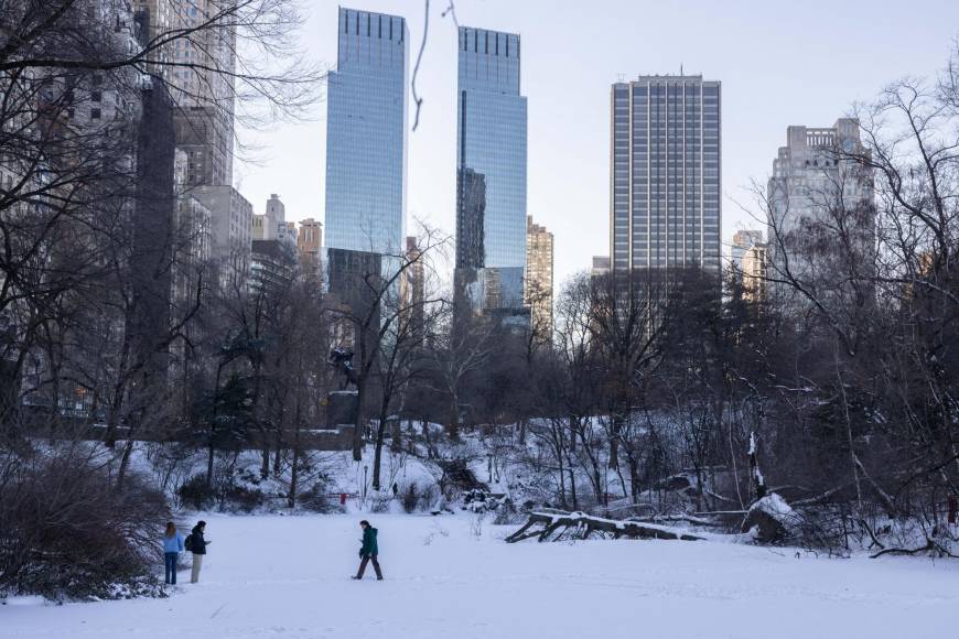 Nueva York fue una de las ciudades más afectadas por las intensas nevadas derivadas del ciclón bomba.
