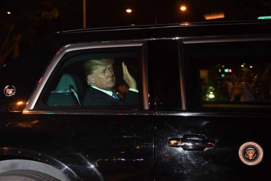 El vehículo presidencial de Trump también incorpora oxígeno en caso de que se produzca un ataque químico contra la caravana estadounidense.