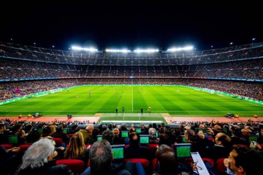 El Barcelona reportó una entrada de 92.453 espectadores al Camp Nou para el partido contra Atlético. ¡La tercera mejor entrada de la temporada! Foto Twitter @FCBarcelona_es