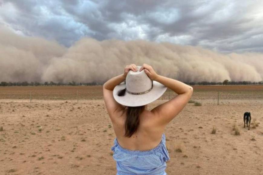 El país ha sufrido una colisión de eventos climáticos extremos en la última semana, con fuertes tormentas eléctricas, de arena y de granizo que se abatieron sobre las zonas afectadas en el este por los incendios.