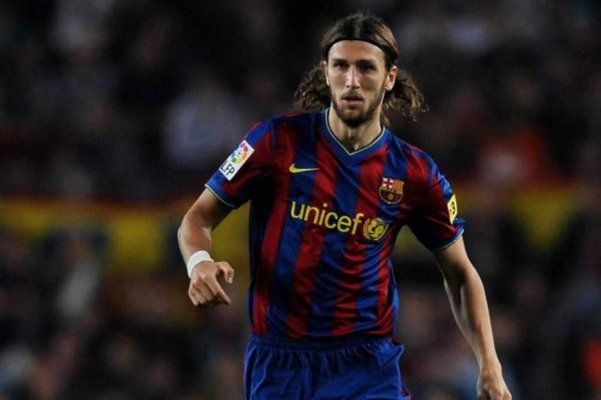 Dmitro Chigrinskiy - El defensa central ucraniano llegó al Barcelona en el mercado de verano de 2009.