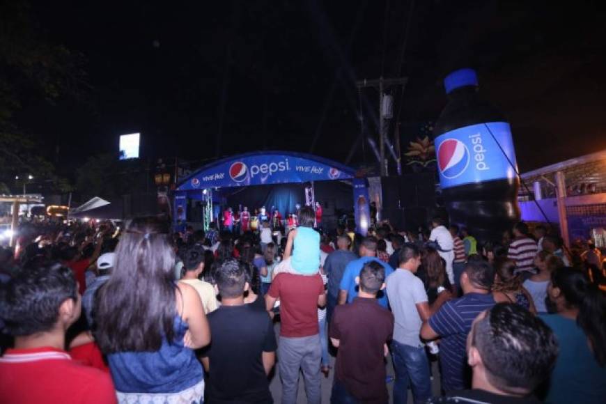 Emsula y su marca lider Pepsi, estuvo presente durante tres semanas en la Feria Juniana 2018, la máxima celebración de los sampedranos.