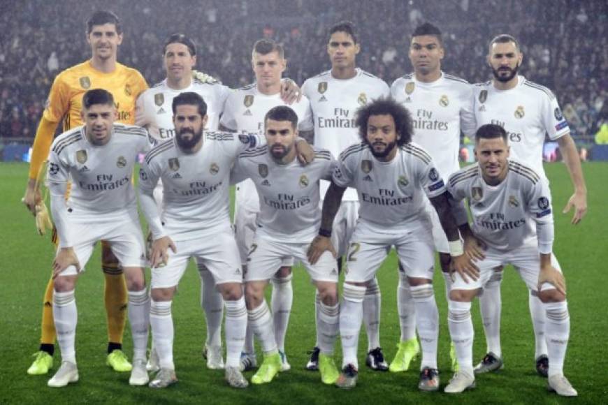 Este fue el 11 titular del Real Madrid para el duelo ante PSG.