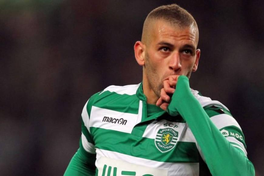 El argelino Islam Slimani, del Sporting de Lisboa de Portugal, sorprende también con 16 anotaciones en 20 partidos.