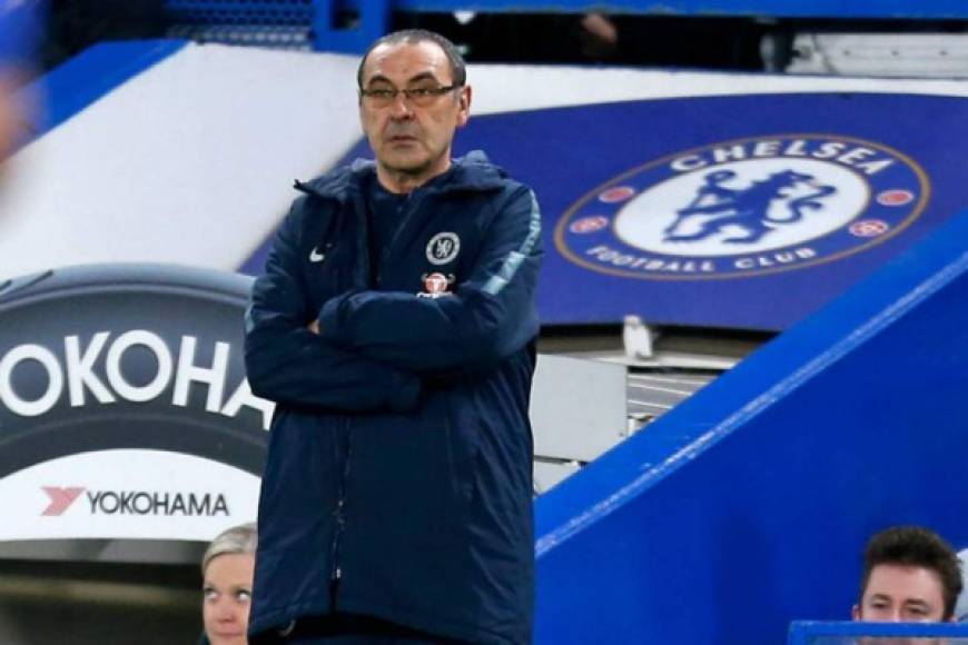 Maurizio Sarri: La prensa italiana señala que el estratega dejará al Chelsea para unirse a la Juventus de Turín en la próxima campaña.