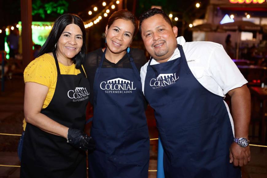 Aracely Díaz, Ivy Olivar y Mario Canales