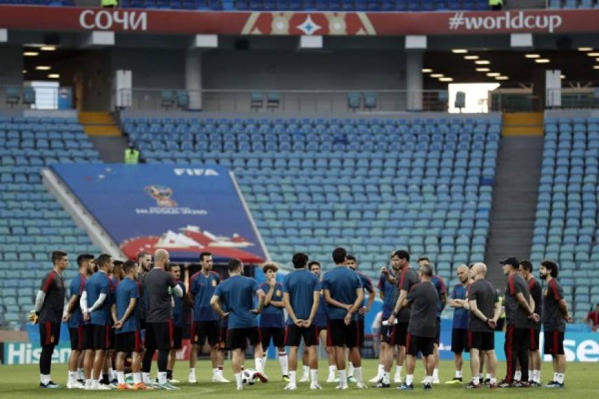 La Selección de España ya está lista para el debut contra Portugal en el Mundial de Rusia 2018. Foto AFP