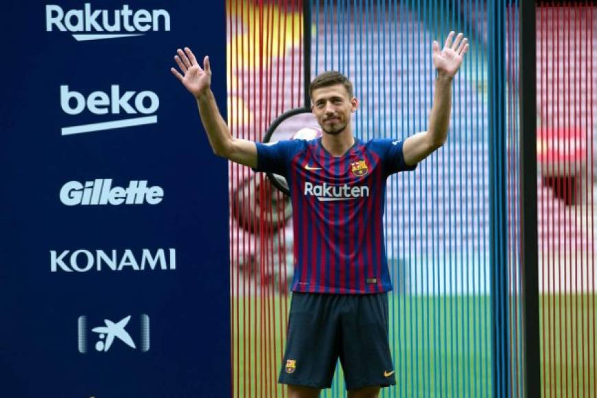 El FC Barcelona ha presentado su segundo fichaje de la temporada, el defensa francés Clément Lenglet que llega procedente del Sevilla.