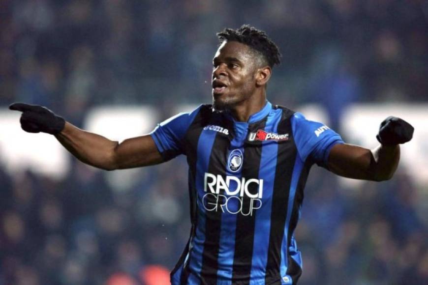 7. Duván Zapata: El delantero colombiano suma 21 goles con el Atalanta de la Serie A de Italia.