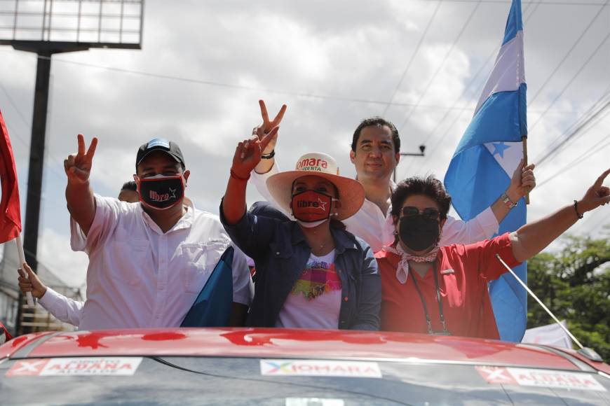 Fotos: Oposición hondureña realiza protesta en la conmemoración del Bicentenario de Independencia