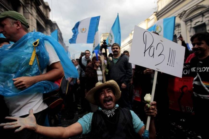 Las celebraciones se han extendido durante todo el día en la capital guatemalteca.