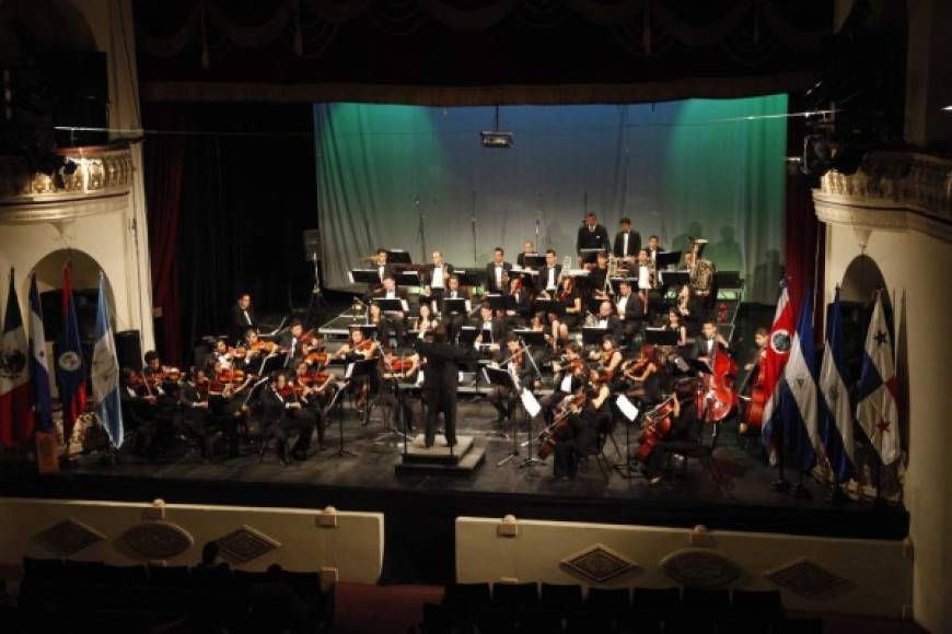 La espectacular presentación de la Orquesta Filarmónica de Honduras.