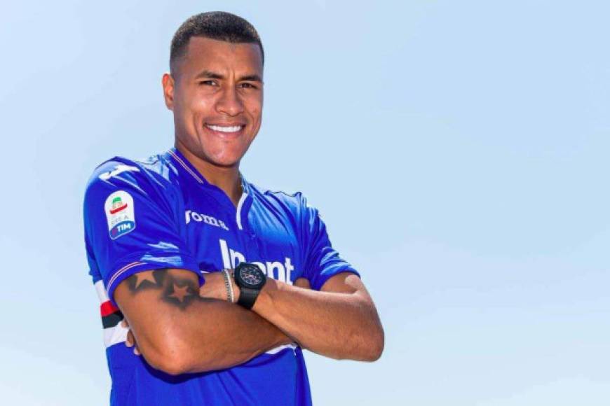 Jeison Murillo: El defensor colombiano ha sido presentado como nuevo refuerzo de la Sampdoria de Italia, llega procedente del Barcelona. Firma hasta junio de 2023 y su ficha le pertenece al Valencia de España.