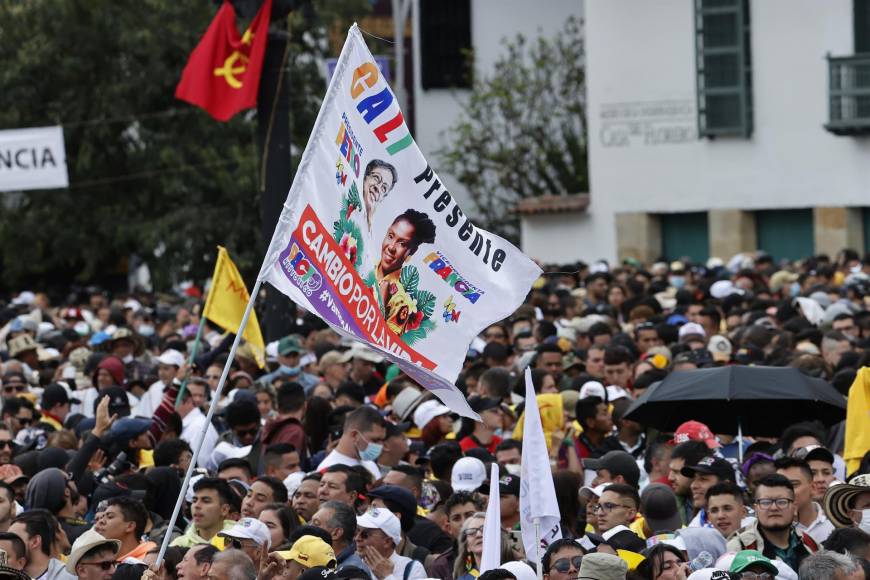 Así se vive la toma de posesión de Gustavo Petro en Colombia (Fotos)