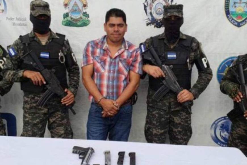 Fusina arrestó a Arístides Díaz Díaz en Florida, Copán, por narcotráfico, ya que se conoció que era uno de los hombres que trabajaba para los hermanos Valle Valle.