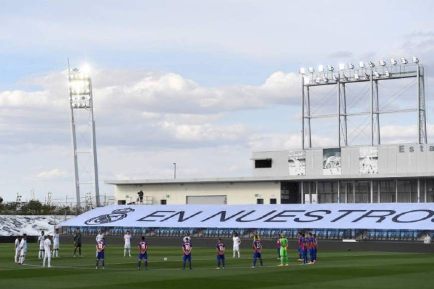 El partido se realizó en el pequeño estadio Alfredo Di Stefano, escenario en donde jugará Real Madrid varios encuentros como local ya que el Santiago Bernabéu se encuentra en remodelación.