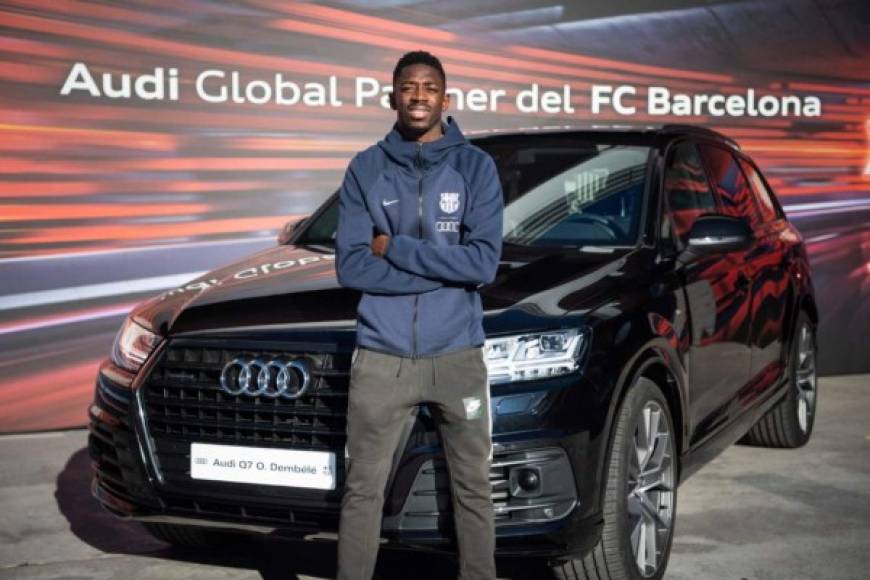 Dembélé: El joven delantero francés pidió un Q7 50 TDI quattro tiptronic.