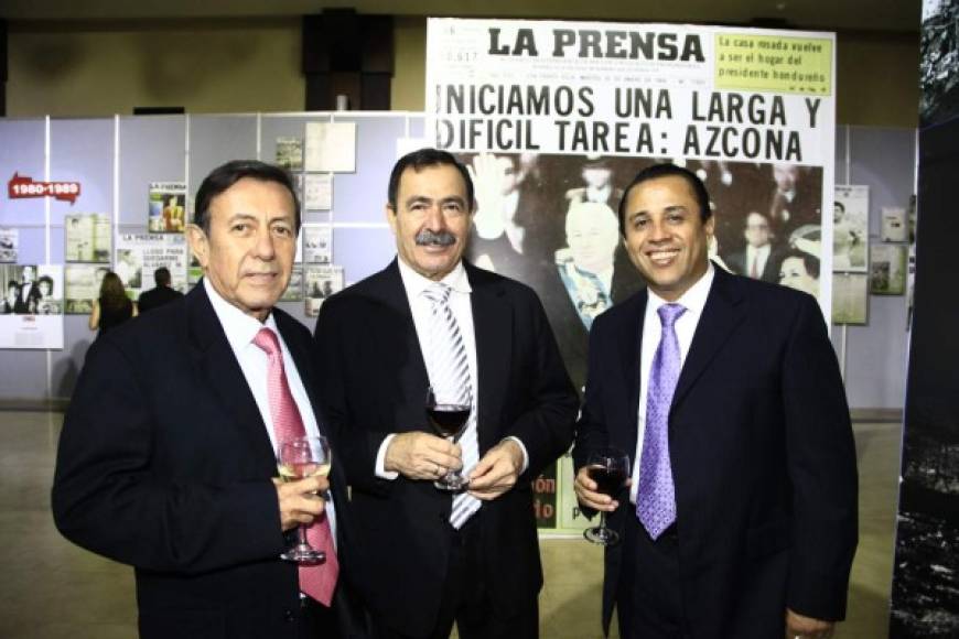 Renán Martínez, Max Lemus y Dagoberto.