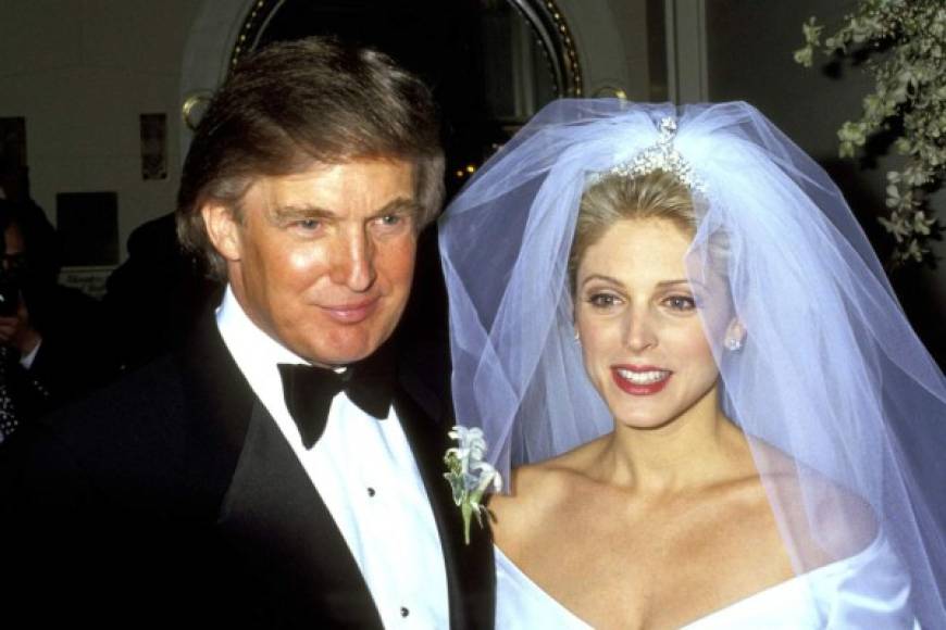Trump estaba casado en ese entonces con Marla Maples.