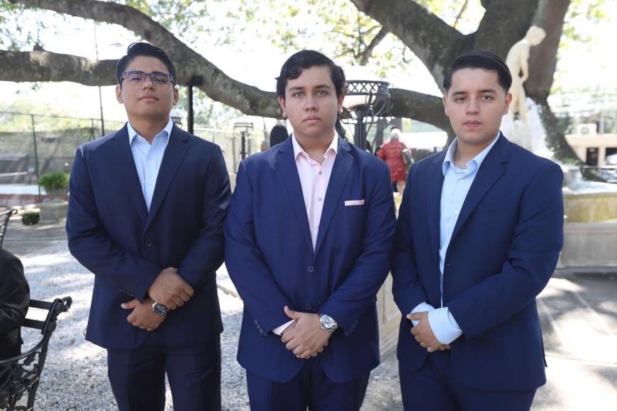 Daniel Vilorio, Leonardo Mejía y Emilio Cadenas