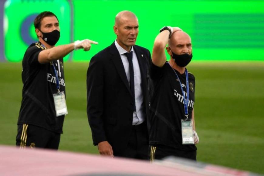 El partido fue especial para Zidane ya que cumplió 200 juegos como entrenador del Real Madrid.
