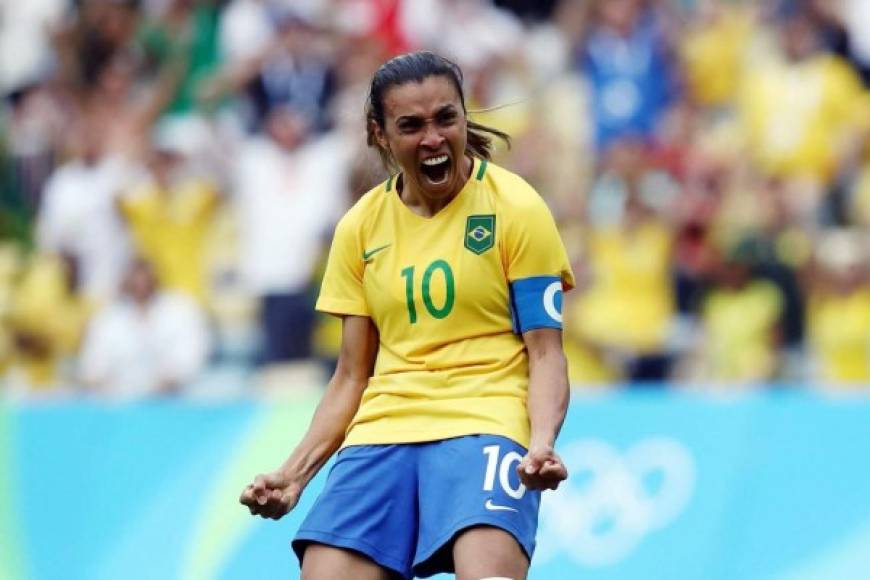 La delantera brasileña Marta Vieira da Silva tiene un palmarés espectacular. Acá te lo presentamos.