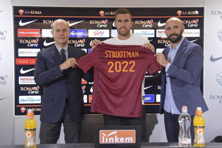 Kevin Strootman firma un nuevo contrato con la Roma de cinco temporadas, y seguirá en con el club romano hasta 2022.
