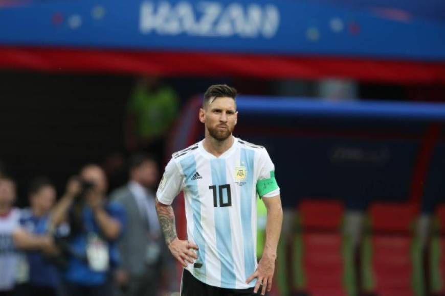 Messi se ha despedido del Mundial de Rusia 2018. El crack argentino le dice adiós a la Copa del Mundo y nuevamente quedó a deber en un certamen mundial .