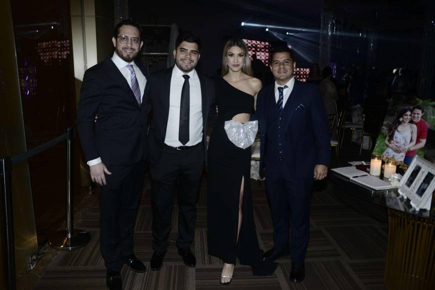 Carlos Sánchez, Marco Castellanos, Rosyl Mejía y Luis Alvarado