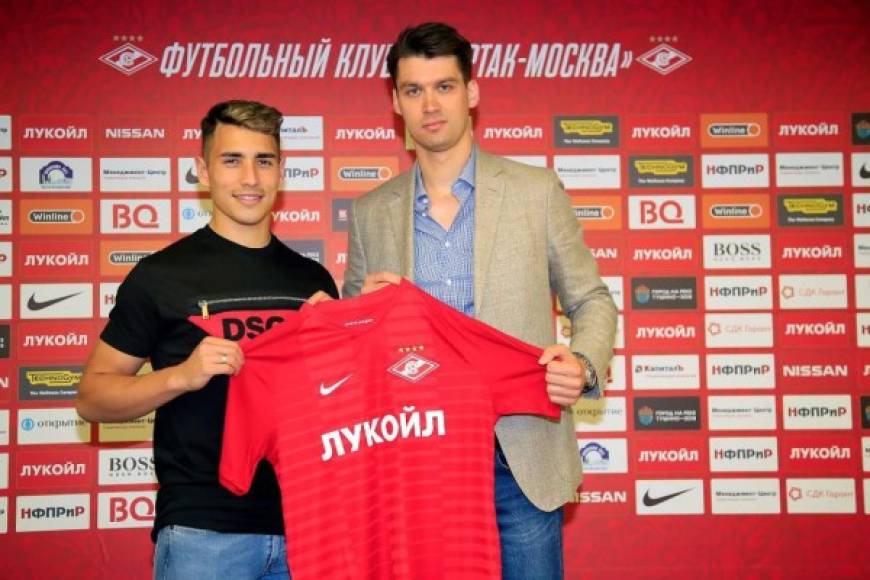 El Spartak de Moscú hizo oficial el fichaje del delantero argentino Ezequiel Ponce, procedente del AEK Atenas.