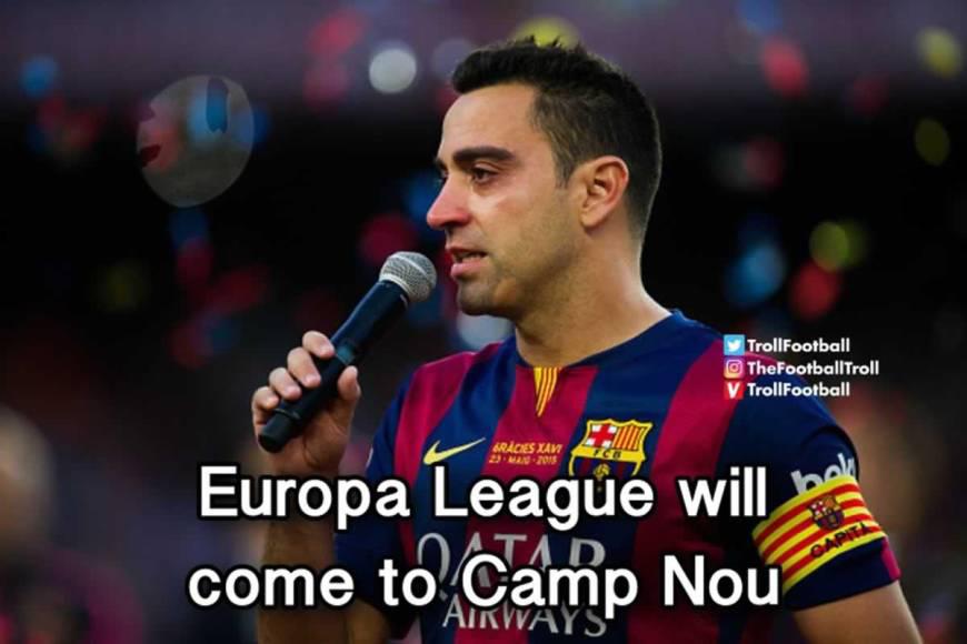 Cerca de la Europa League: Crueles memes contra Barcelona tras empatar ante Inter