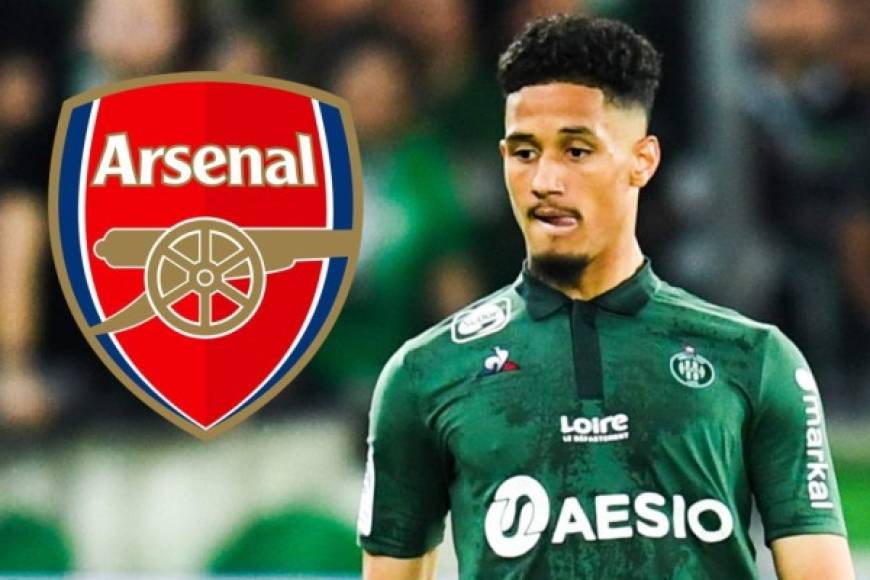GILLINGHAM, ENGLAND - NOVEMBER 10: William Saliba of Arsenal during the match between Gillingham and Arsenal U21 at Priestfield Stadium on November 10, 2020 in Gillingham, England. Sporting stadiums around the UK remain under strict restrictions due to the Coronavirus Pandemic as Government social distancing laws prohibit fans inside venues resulting in games being played behind closed doors. (Photo by David Price/Arsenal FC via Getty Images)