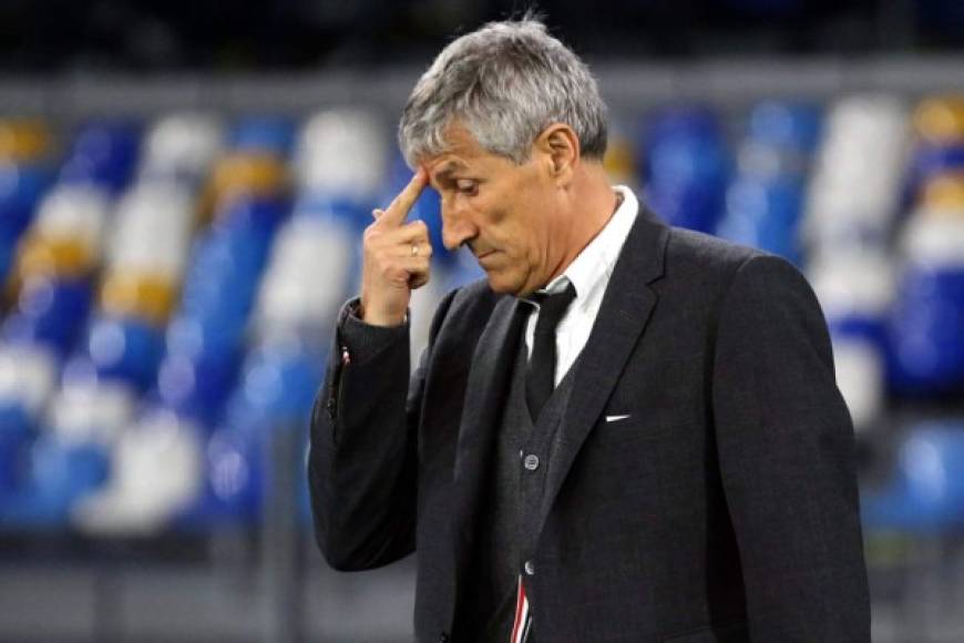 Entre lesiones y sanciones, Quique Setién tendrá solamente 12 jugadores disponibles de la primera plantilla para el choque de vuelta. Un dolor de cabeza para el entrenador azulgrana.