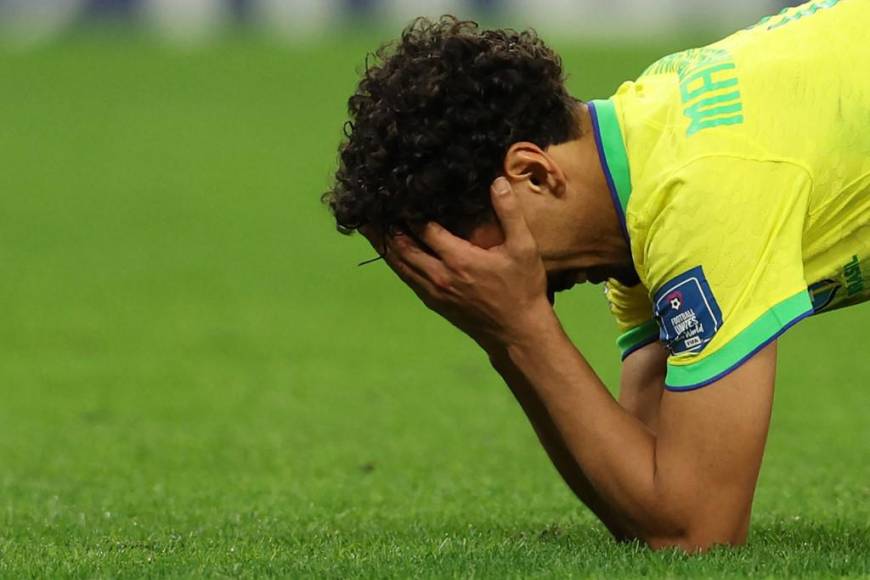 Marquinhos falló el último penal y Brasil quedó eliminado del Mundial.