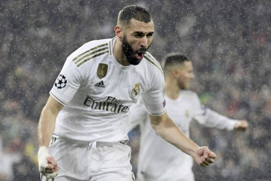 Karim Benzema fue la figura del Real Madrid al marcar un doblete en el empate 2-2 del club blanco ante PSG.