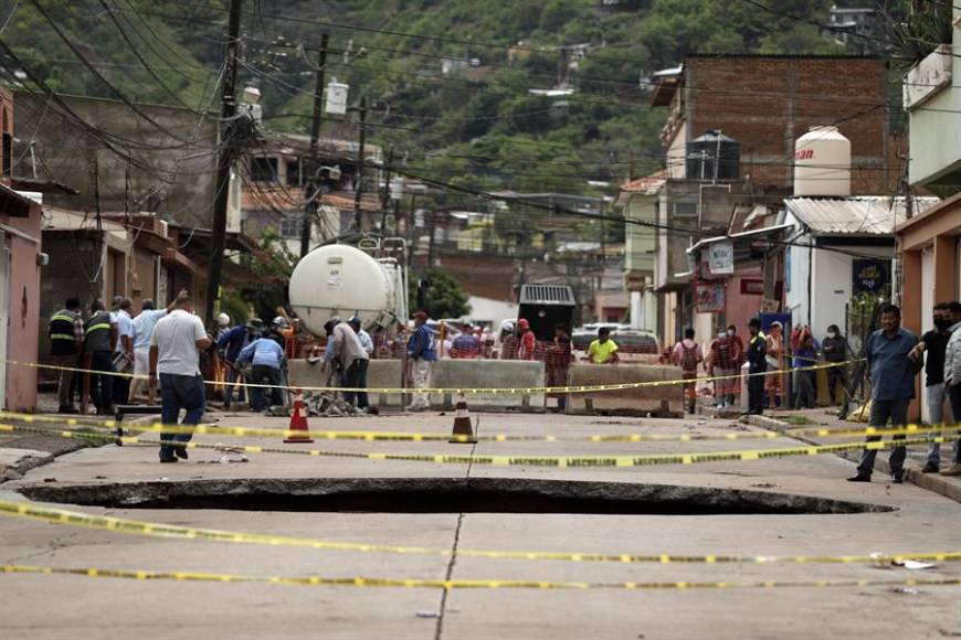 ¡Estragos en Tegucigalpa! Así amaneció hoy la capital hondureña tras intensas lluvias