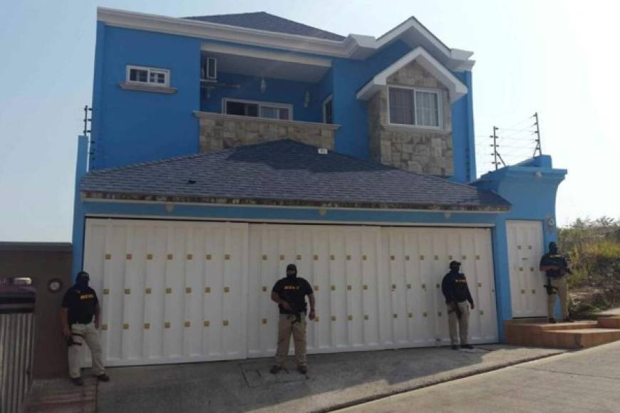 Una de las viviendas incautadas propiedad de Rosbin Duarte, acusado de narcotráfico.