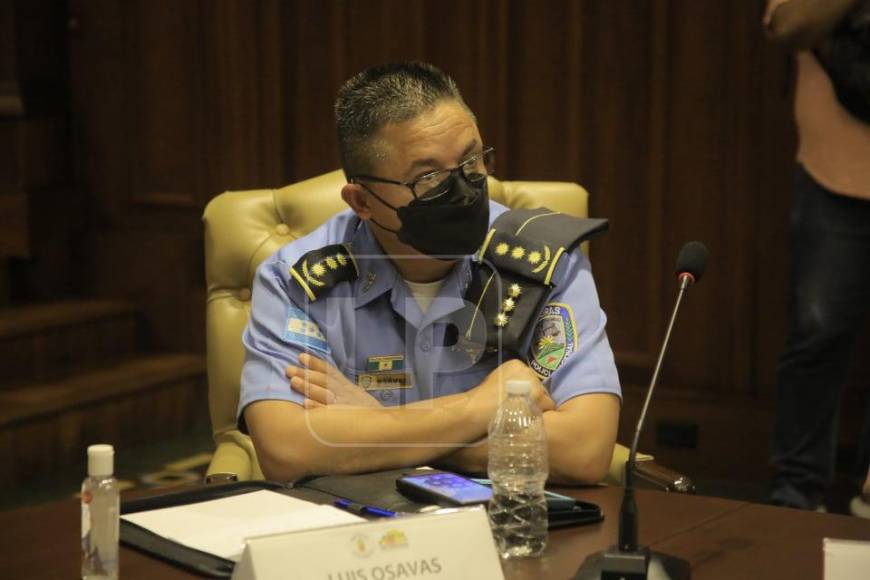 La Policía Nacional también tuvo su representación en la reunión.