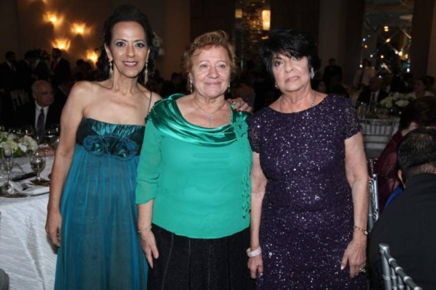 Lorette Kawas, Gemma Racciatti y Martha Sikaffy.