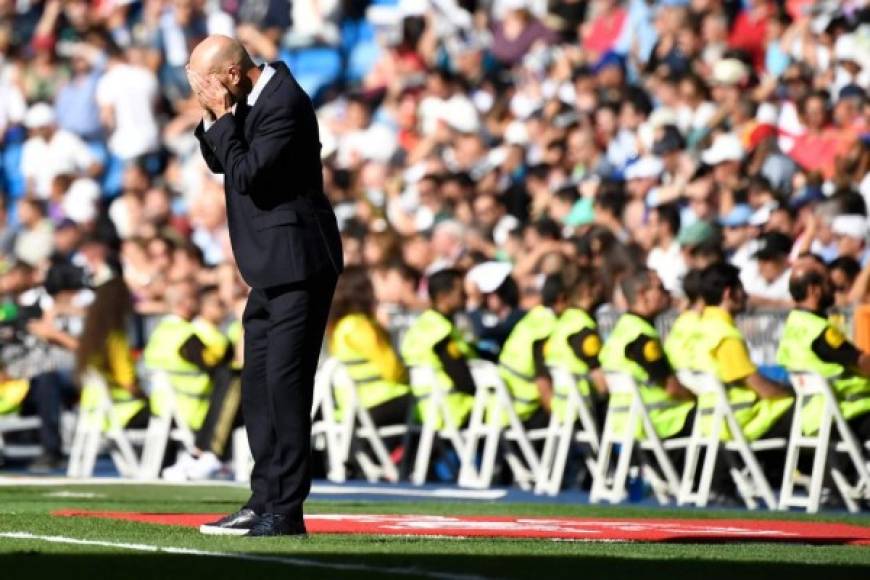 Zidane reflejó una evidente preocupación tras el error de su portero Areola y al sentirse amenazado por el empate.