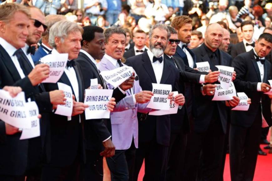En la tercera entrega de Los Mercenarios, Harrison Ford, compartió set con estrellas como Sylvester Stallone, y Arnold Schwarzenegger.