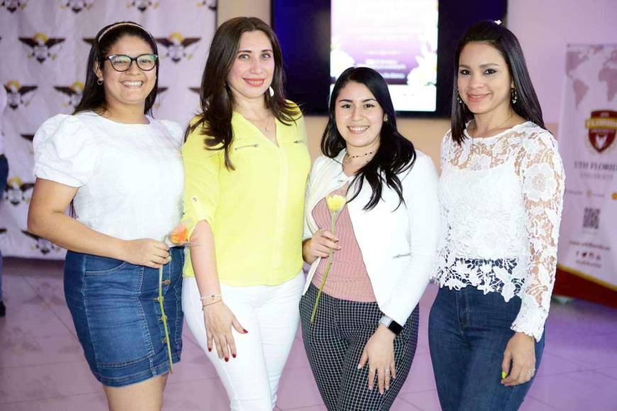 Perla Peña, Keily Gallegos, Jennyfer López y Yamileth Molina