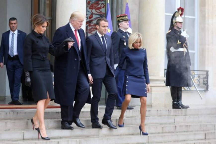 Los Trump arrivaron a París el pasado viernes y se espera que regresen a Washington D.C. esta noche.