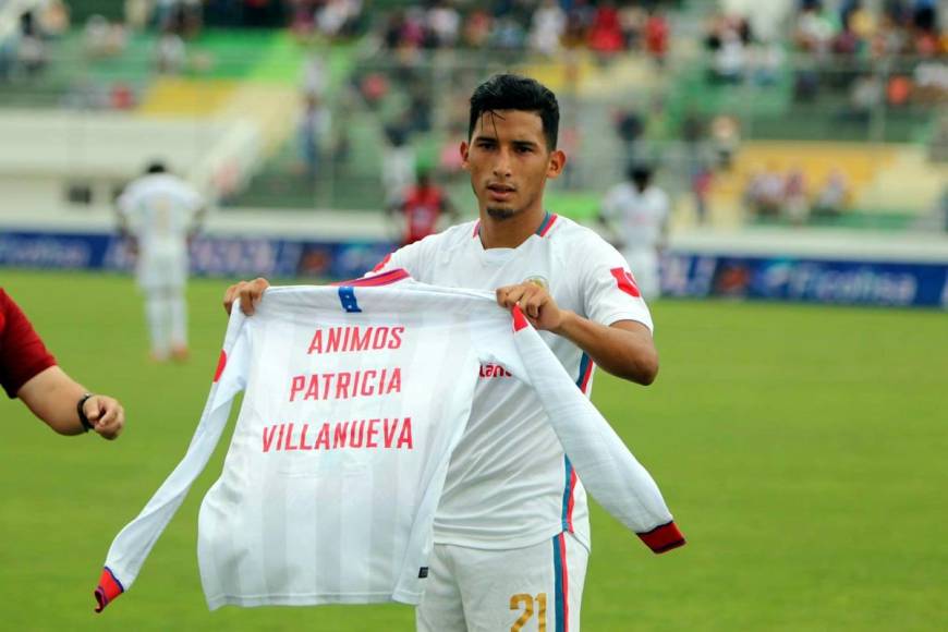 José Mario Pinto dedicó su gol a Patricia Villanueva.
