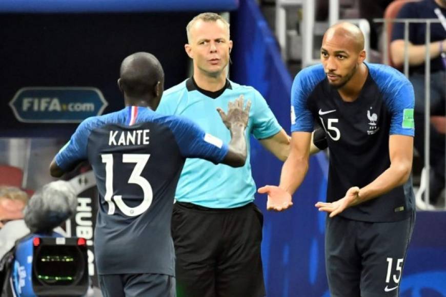 En la final del Mundial de Rusia 2018, N'Golo Kante fue titular y salió de cambio en el segundo tiempo por Steven N'Zonzi.