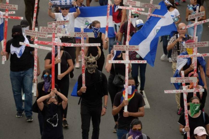 En víspera de la manifestación, el secretario ejecutivo de la Comisión Interamericana de Derechos Humanos (CIDH), Paulo Abrao, había llamado al gobierno, ante el consejo permanente de la OEA en Washginton, a 'garantizar las protestas pacíficas' y cesar 'la represión'.