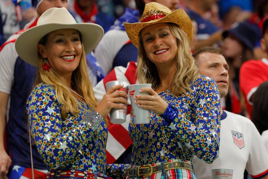 Y disfrutaron del buen ambiente en el Estadio Al Bayt de Qatar.