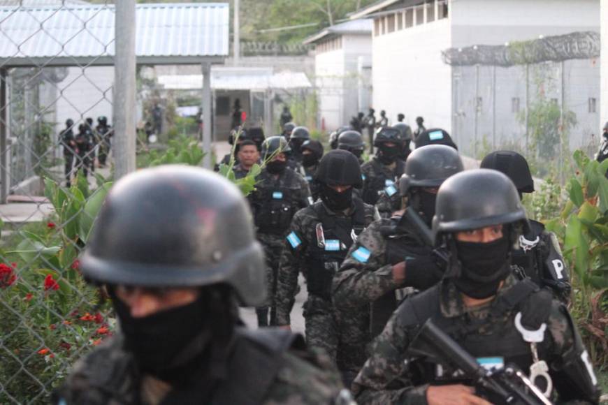 Militares intervienen la cárcel El Pozo, en Ilama, Santa Bárbara, este jueves 29 de junio de 2023. 