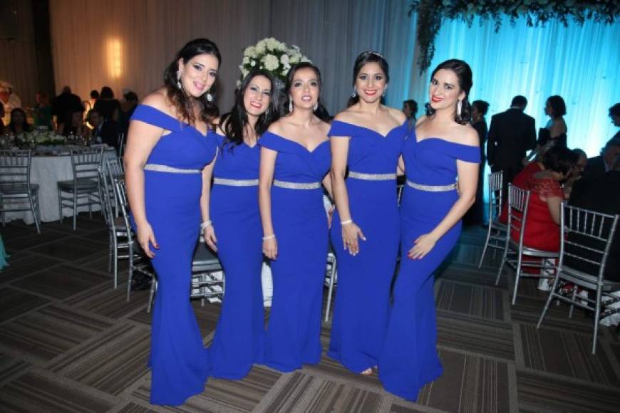 Alejandra Erazo, Linda Janineh, Jenny Reyes, Maru Pike y Sandra Flores.