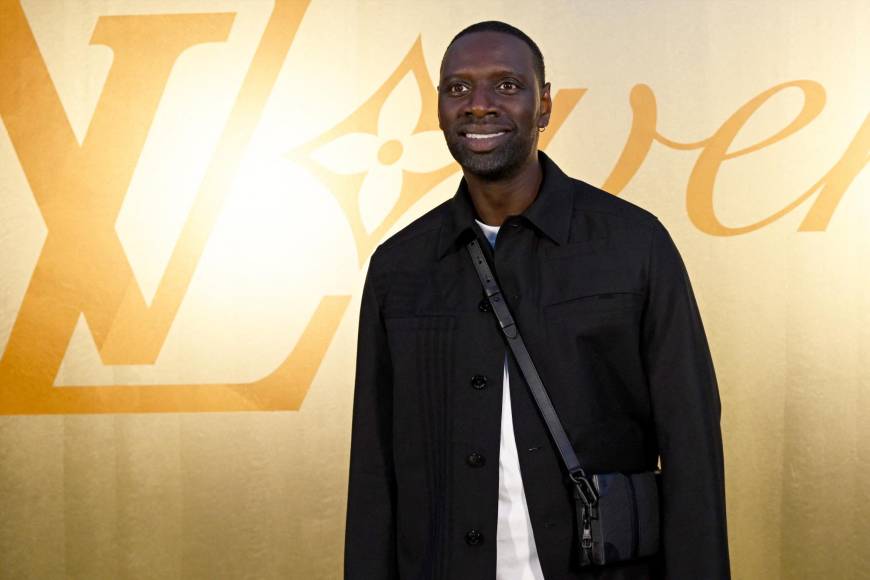 French actor Omar Sy poses for a photocall at the Louis Vuitton Menswear Spring-Summer 2024 show as part of the Paris Fashion Week, central Paris, on June 20, 2023. (Photo by STEFANO RELLANDINI / AFP)